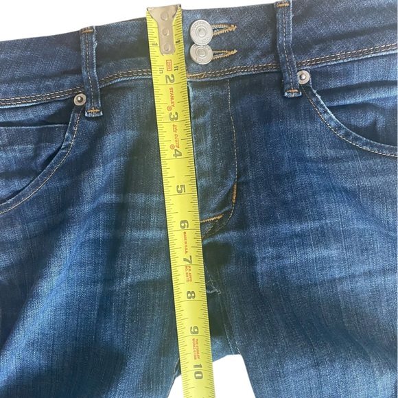 Hudson Women’s Collin Flap Pocket  Mid-Rise Skinny Jeans Color Blue Size 26 - Picture 13 of 15